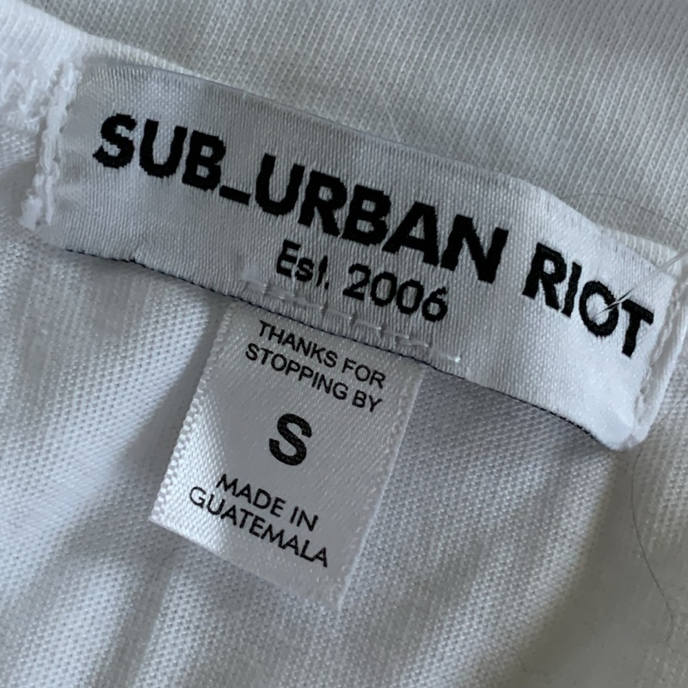 Sub_Urban Riot “Summer Tour” White Racerback Tank Top - Picture 3 of 8
